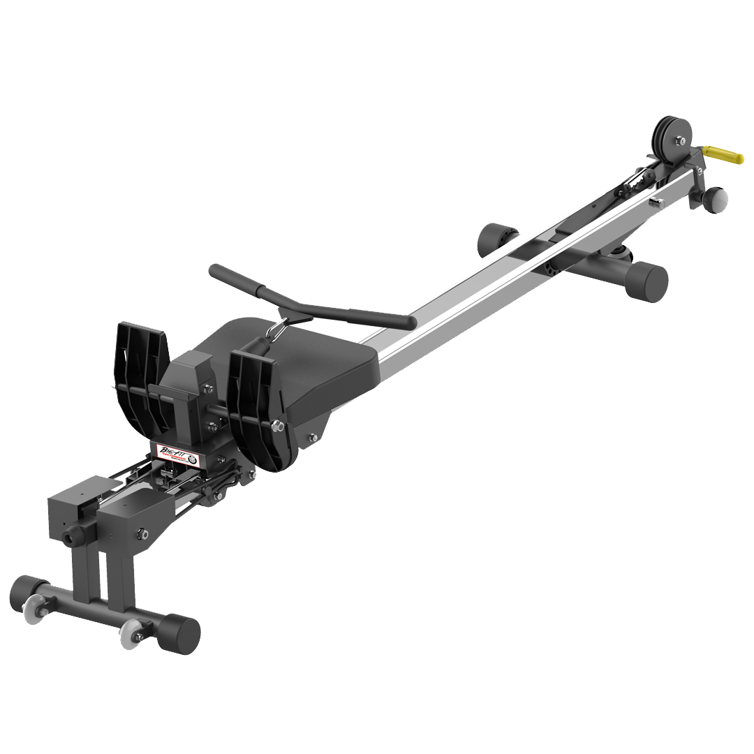 Flat rowing top machine